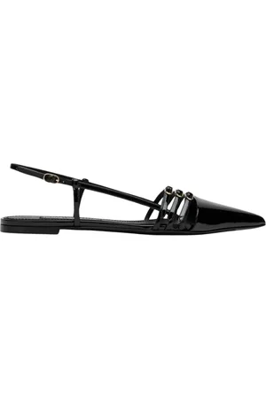 Dolce & Gabbana Ballerinas, female, , Size: 7 1/2 US Patent Leather Slingback Flats