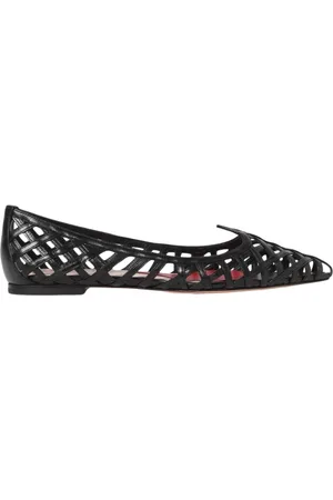 Roger Vivier Ballerinas, female, , Size: 7 US Woven Leather Ballerina Flats