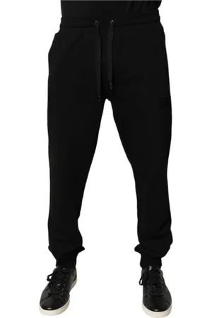 Dolce & Gabbana Sweatpants, male, , Size: XS Luxury Cotton Jogger Sweatpants with Logo