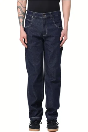 Dickies Straight Jeans, male, , Size: W33 Classic Denim Work Pants