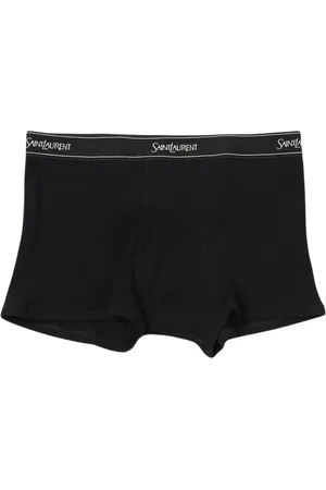 Saint Laurent Bottoms, male, , Size: S Classic Ribbed Boxer Briefs