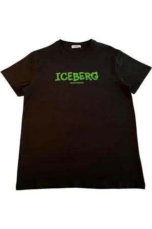 Iceberg T-Shirts, male, , Size: 2XL Logo Print Crew Neck T-Shirt