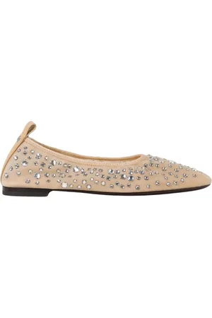Tory Burch Ballerinas, female, , Size: 6 1/2 US Crystal Mesh Ballet Flats