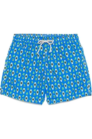 MC2 SAINT BARTH Beachwear, male, , Size: M Ocean Swim Shorts Elastic Waistband
