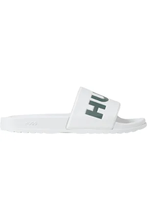 HUGO BOSS Sliders, male, , Size: 12 US Mint Slide Sandals