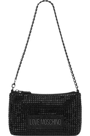 Moschino Shoulder Bags, female, , Size: ONE SIZE Elegant Crystal Clutch Bag