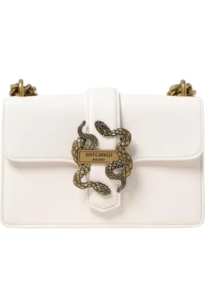 Roberto Cavalli Shoulder Bags, female, , Size: ONE SIZE Snake Detail Mini Shoulder Bag
