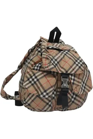 Burberry Pre-owned Backpacks, female, , Size: ONE SIZE Pre-owned Nylon backpacks