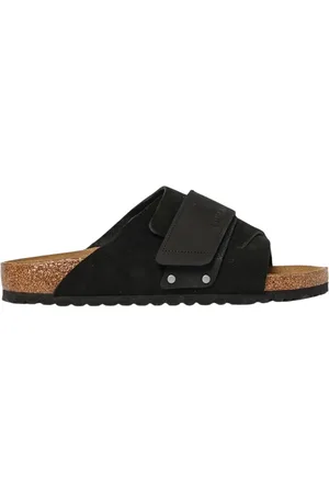 Birkenstock Sliders, male, , Size: 4 US Suede Sandals