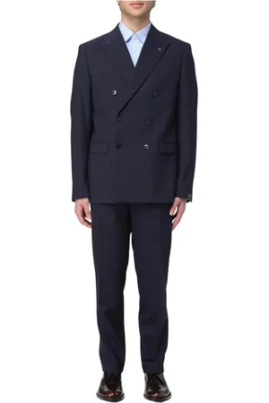 Manuel Ritz Double Breasted Suits, male, , Size: 2XL Double-Breasted Stylish Suit