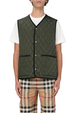 Burberry Vests, male, , Size: M Diamond Pattern Suit Vest