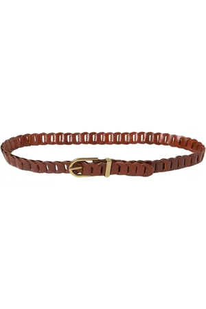 Frame Belts, female, , Size: ONE SIZE Braided Leather Belt