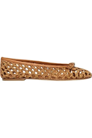 Casadei Ballerinas, female, , Size: 7 US Raffia Flats Casual Style Woman