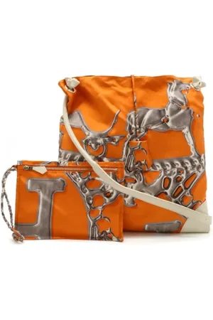 Hermès Pre-owned Shoulder Bags, female, , Size: ONE SIZE Pre-owned Canvas shoulder-bags