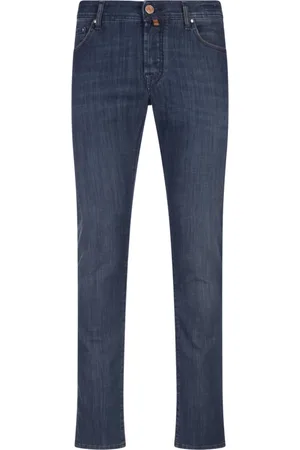Jacob Cohen Slim-fit Jeans, male, , Size: W32 Trousers with Cotton Blend