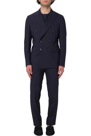 Brian Dales Double Breasted Suits, male, , Size: M SlimFit Suit