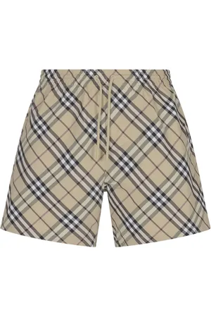Burberry Beachwear, male, , Size: XL Multicolour Trousers Fashionable Style