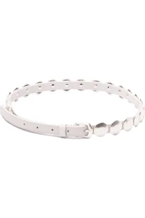 Golden Goose Belts, female, , Size: 80 CM Belt with Silver-Tone Hardware