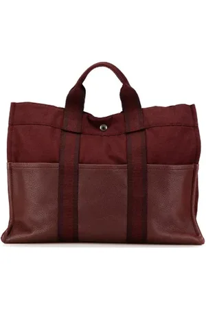 Hermès Pre-owned Tote Bags, female, , Size: ONE SIZE Pre-owned Canvas handbags