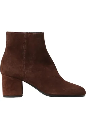 Via Roma Heeled Boots, female, , Size: 7 US Suede Flat Ankle Boots