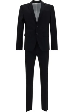 Dsquared2 Single Breasted Suits, male, , Size: 2XL Classic Wool Suit with Blazer and Pants