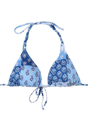 MC2 SAINT BARTH Bikinis, female, , Size: M Patchwork Triangle Bikini Top