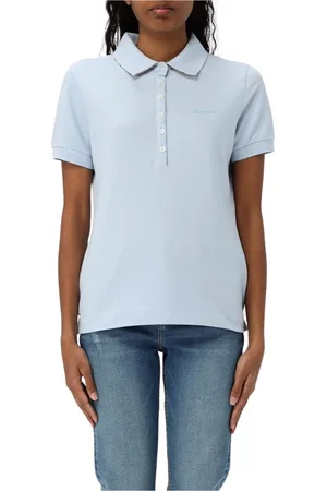 Barbour Polo Shirts, female, , Size: XS White Polo Shirt Classic Style