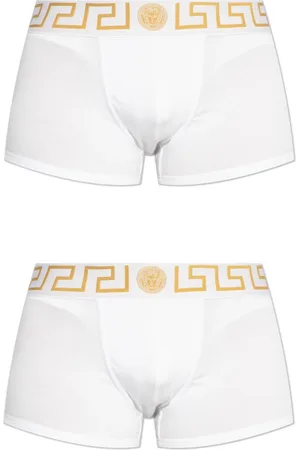 VERSACE Bottoms, male, , Size: XL Two-pack boxers