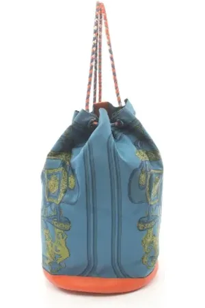 Hermès Pre-owned Bucket Bags, female, , Size: ONE SIZE Pre-owned Canvas crossbody-bags