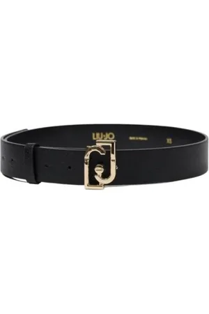 Liu Jo Belts, female, , Size: XS Chic Polyurethane Belt with Distinctive Buckle