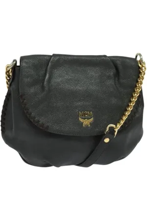 MCM Pre-owned Shoulder Bags, female, , Size: ONE SIZE Pre-owned Leather shoulder-bags