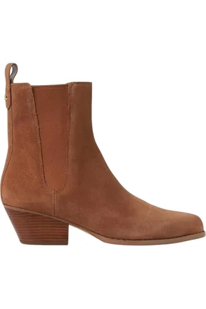 Michael Kors Cowboy Boots, female, , Size: 7 1/2 US Elegant Suede Ankle Boots