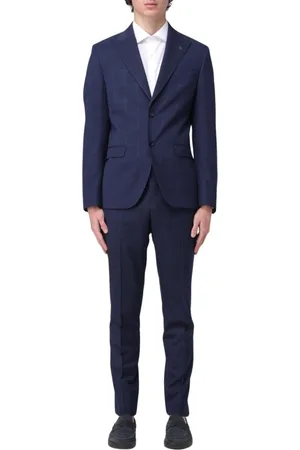 Manuel Ritz Single Breasted Suits, male, , Size: M Slim Fit Suit