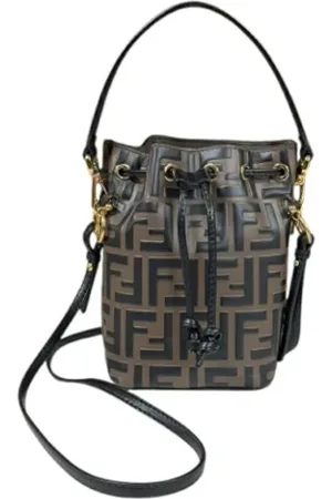 Fendi Pre-owned Bucket Bags, female, , Size: ONE SIZE Pre-owned Leather fendi-bags
