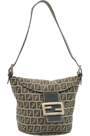 Fendi Pre-owned Shoulder Bags, female, , Size: ONE SIZE Pre-owned Canvas shoulder-bags