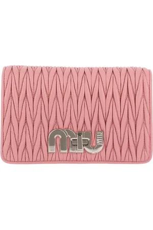 Miu Miu Cross Body Bags, female, , Size: ONE SIZE Leather Wallet Clutch
