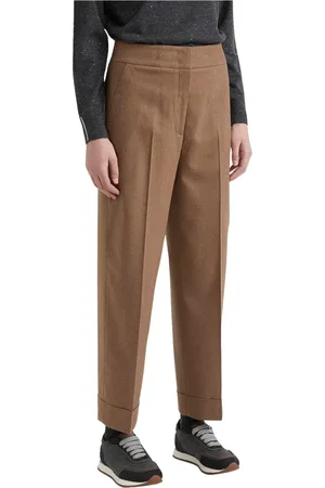 PESERICO SIGN Straight Trousers, female, , Size: M Carrot Trousers