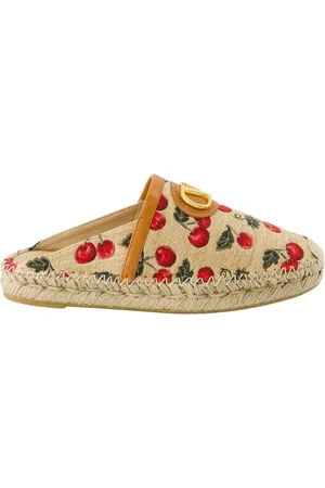 VALENTINO GARAVANI Mules, female, , Size: 7 US Cherryfic Raffia Mules Spring-Summer 2025