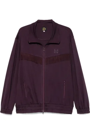 Pins & Needles Light Jackets, male, , Size: L Grape Zip-Up Jacket