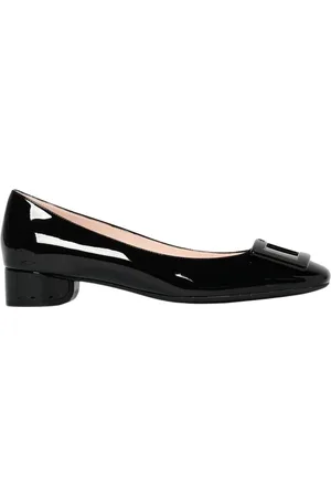 Roger Vivier Pumps, female, , Size: 6 US Grey Patent Leather Pumps