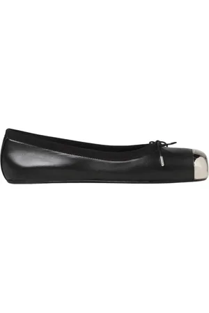 Alexander McQueen Ballerinas, female, , Size: 5 US Metal Toe Cap Ballet Flats