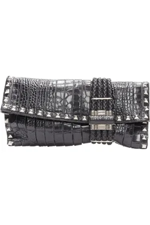 Jimmy Choo Pre-owned Clutches, female, , Size: ONE SIZE Pre-owned Leather clutches