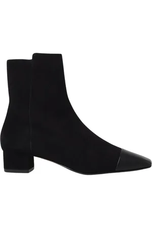 Aquazzura Heeled Boots, female, , Size: 6 US Suede Bow Ankle Boots