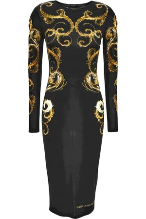VERSACE Midi Dresses, female, , Size: 3XS Dresses