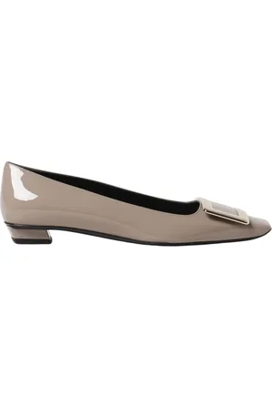 Roger Vivier Ballerinas, female, , Size: 5 US Yellow Cream Ballet Flats