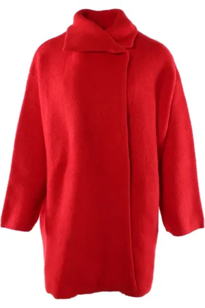 Diane von Furstenberg Single-Breasted Coats, female, , Size: M Wool Cashmere Angora Coat