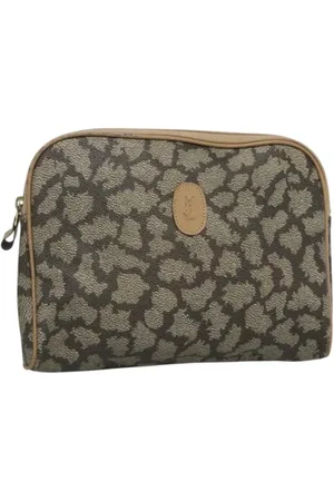 Saint Laurent Pre-owned Clutches, female, , Size: ONE SIZE Pre-owned Leather clutches