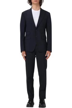 Dsquared2 Single Breasted Suits, male, , Size: L Grey Two-Piece Suit Set