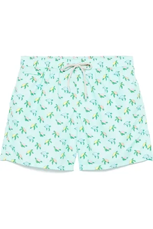 MC2 SAINT BARTH Beachwear, male, , Size: L Clear Sea Clothing Elastic Waistband