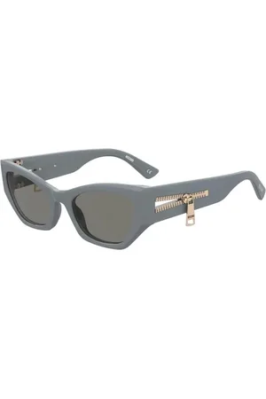 Moschino Sunglasses, female, , Size: ONE SIZE Injected Sunglasses with Grey Lens